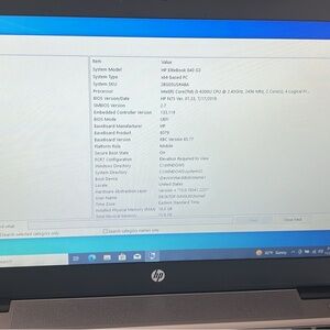 HP EliteBook 840 G3 Laptop - Silver and Black